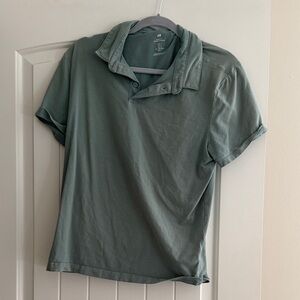 H&M Sage Polo Shirt